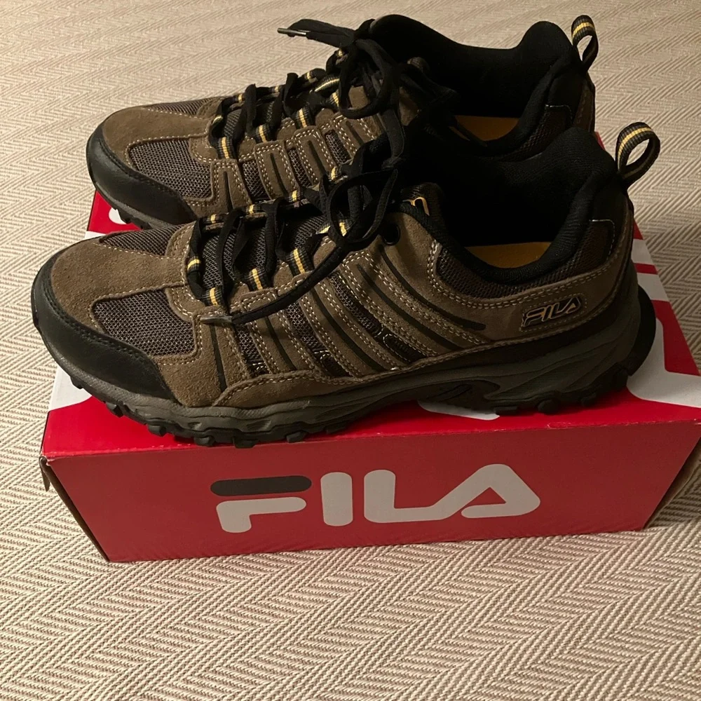 Fila Mens Travail 2 Brown trail running shoes - Picture 5 of 9